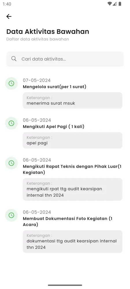 E-Kinerja Klungkung Screenshots