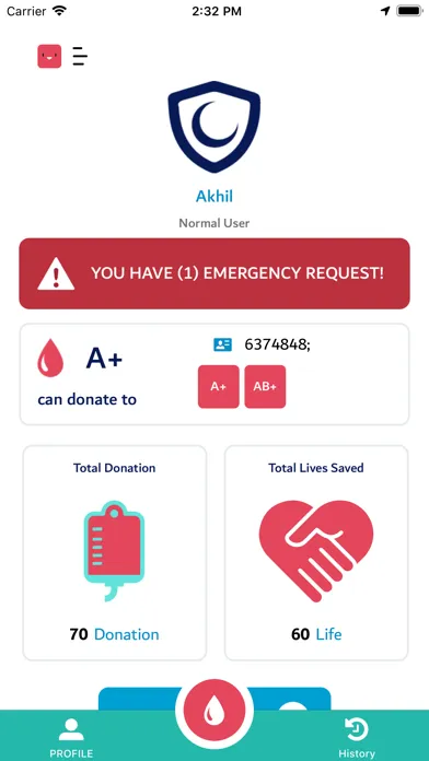 Smart Blood Donation App Ekran Görüntüleri
