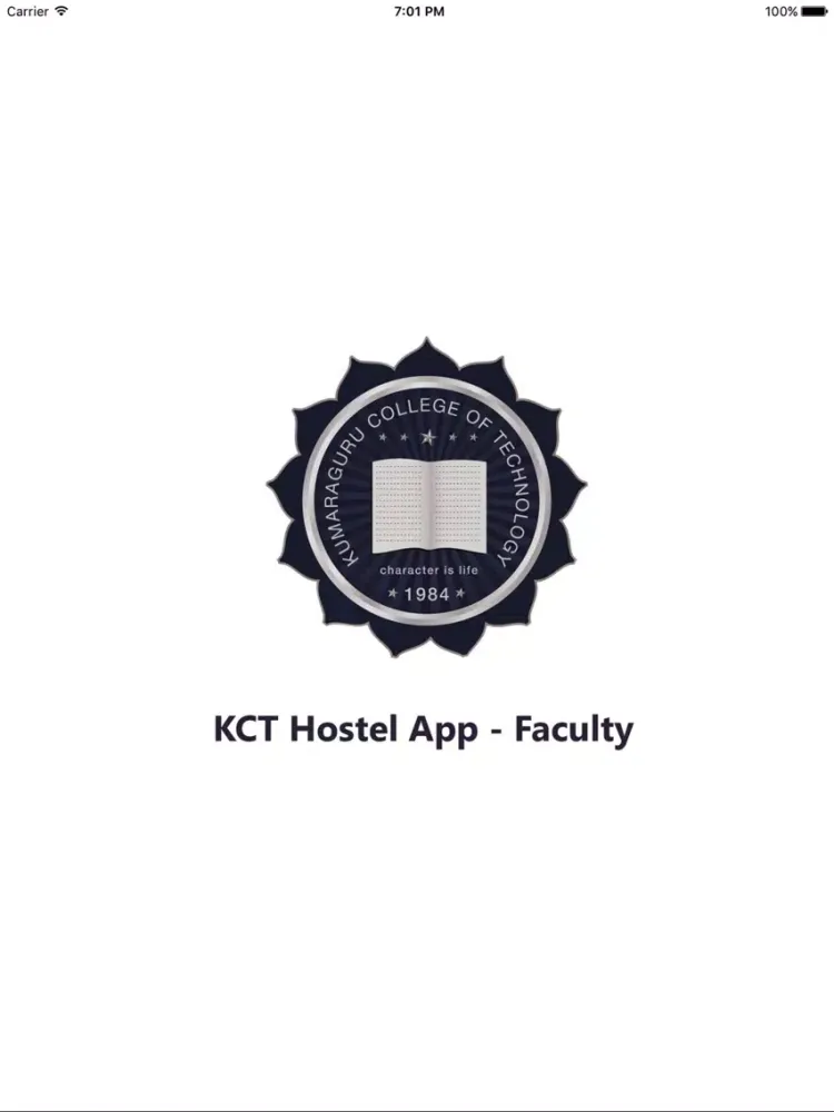 KCT Hostel App - Faculty iPad 應用截圖