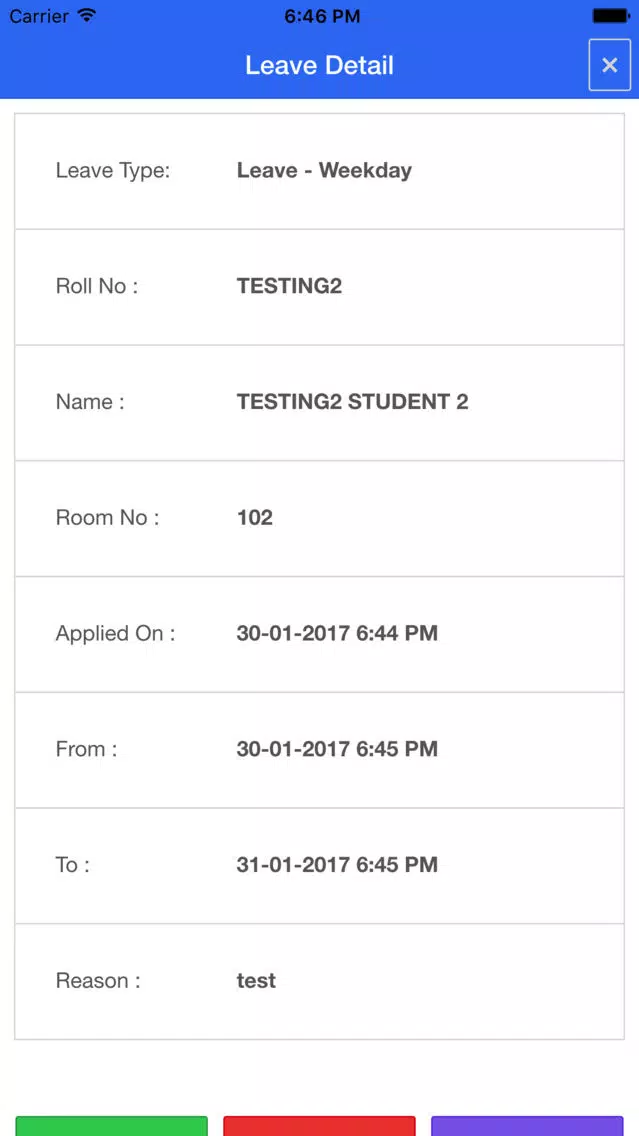 Ảnh chụp màn hình của KCT Hostel App - Faculty