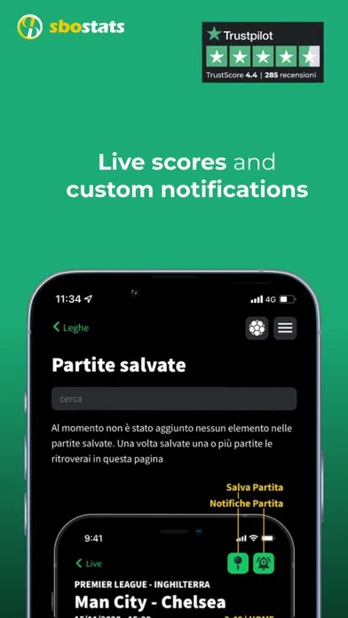 Sbostats: live, stats and odds स्क्रीनशॉट