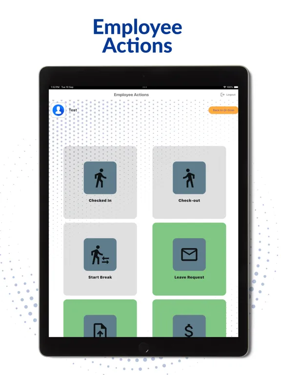 Captures d'écran de Smart Attendance SBS iPad 