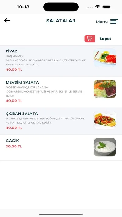 Capturas de tela do Bursa İnegöl Köftecisi Beykent