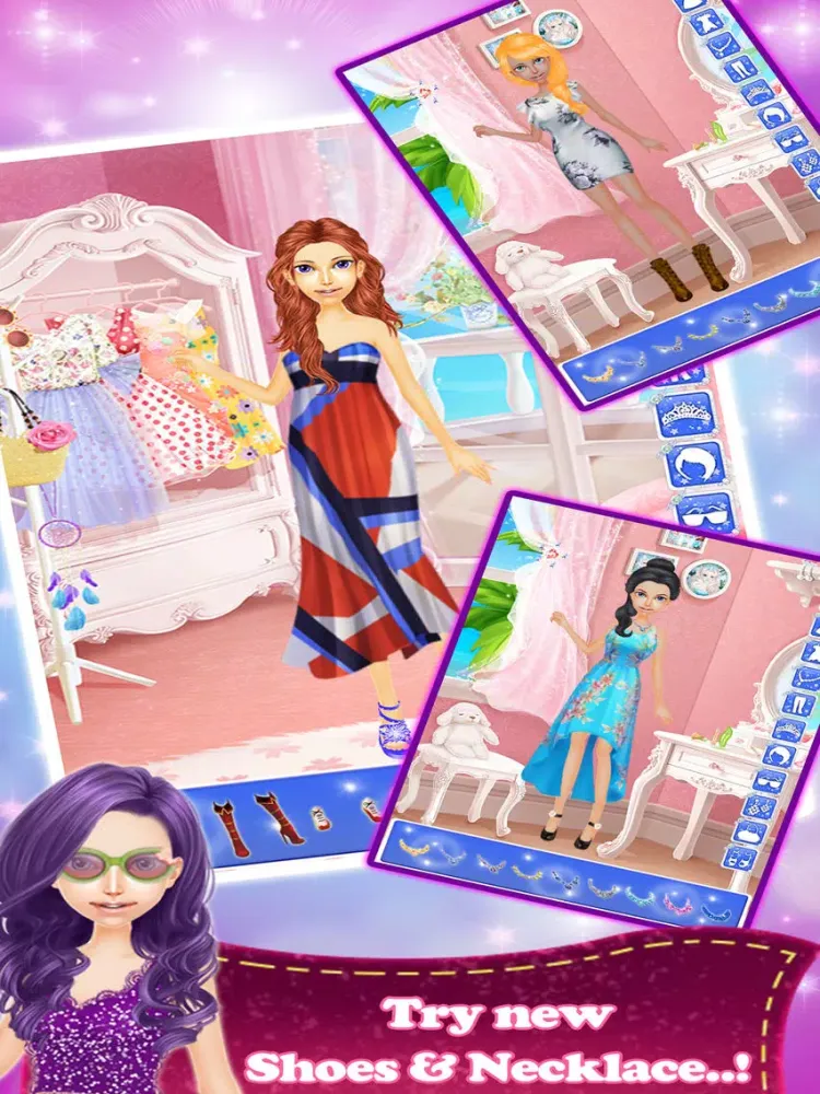 Royal Princess DressUp (Pro) - Sweet Girl iPad  Screenshots