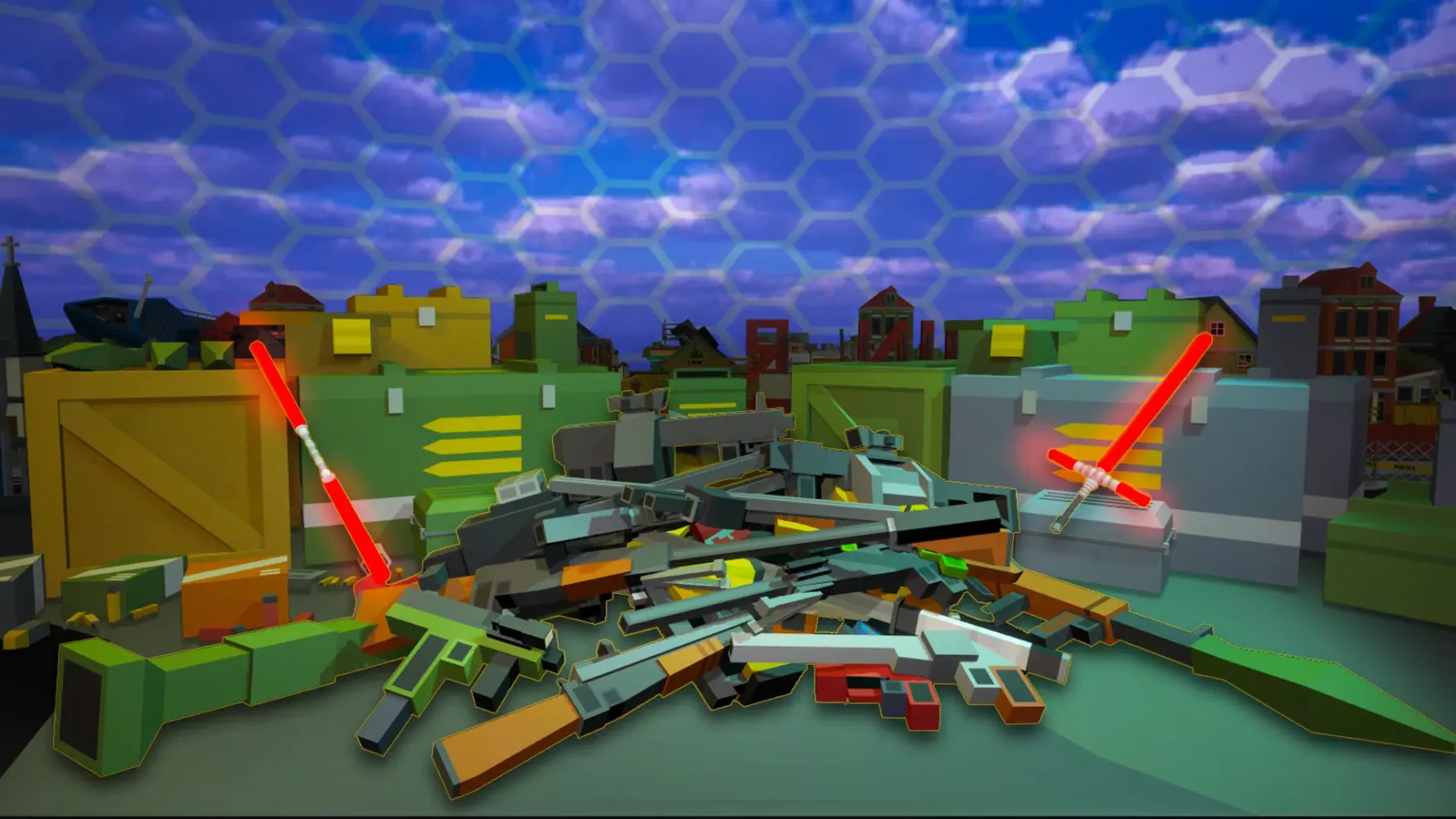 Screenshot di Pixel Fury Classic FPS Shooter