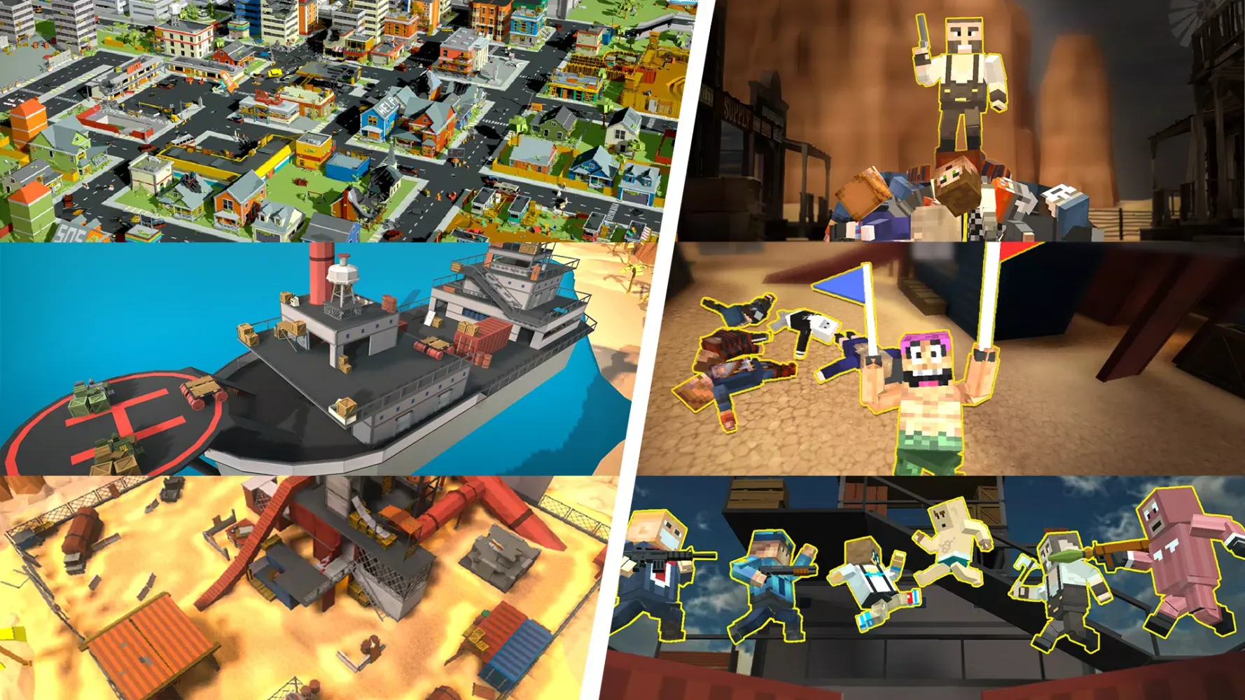 Screenshot di Pixel Fury Classic FPS Shooter