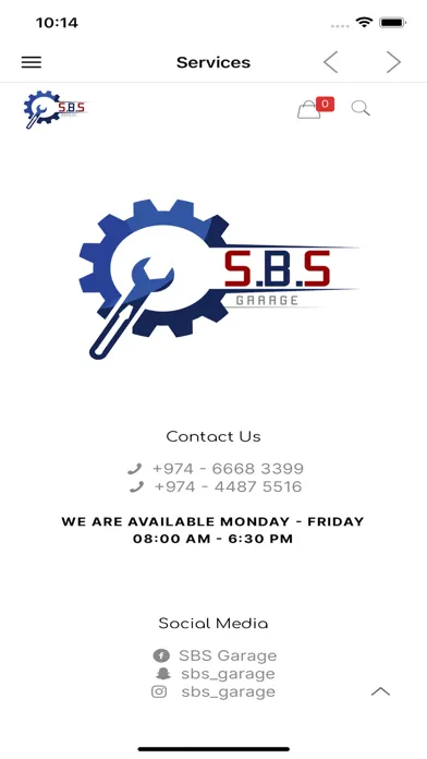 Sbs Garage app স্ক্রিনশট