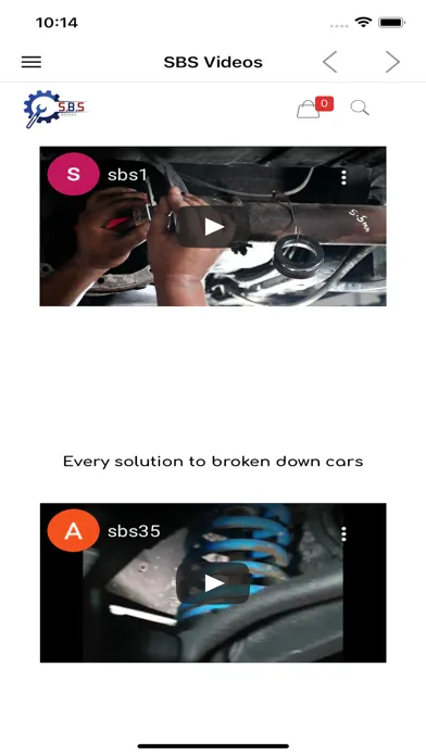 Sbs Garage app স্ক্রিনশট