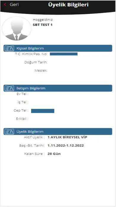 Zrzuty ekranu Akademi Form Spor Merkezi