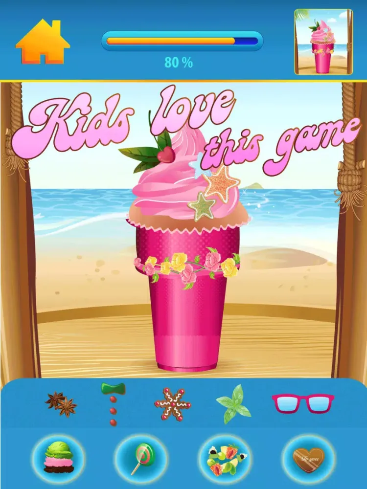 Captures d'écran de My Hello Little Heroes Draw and Copy Beach Game - Frozen Ice Cream Maker Puzzle - Free App iPad 