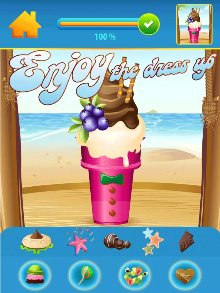 Captures d'écran de My Hello Little Heroes Draw and Copy Beach Game - Frozen Ice Cream Maker Puzzle - Free App iPad 