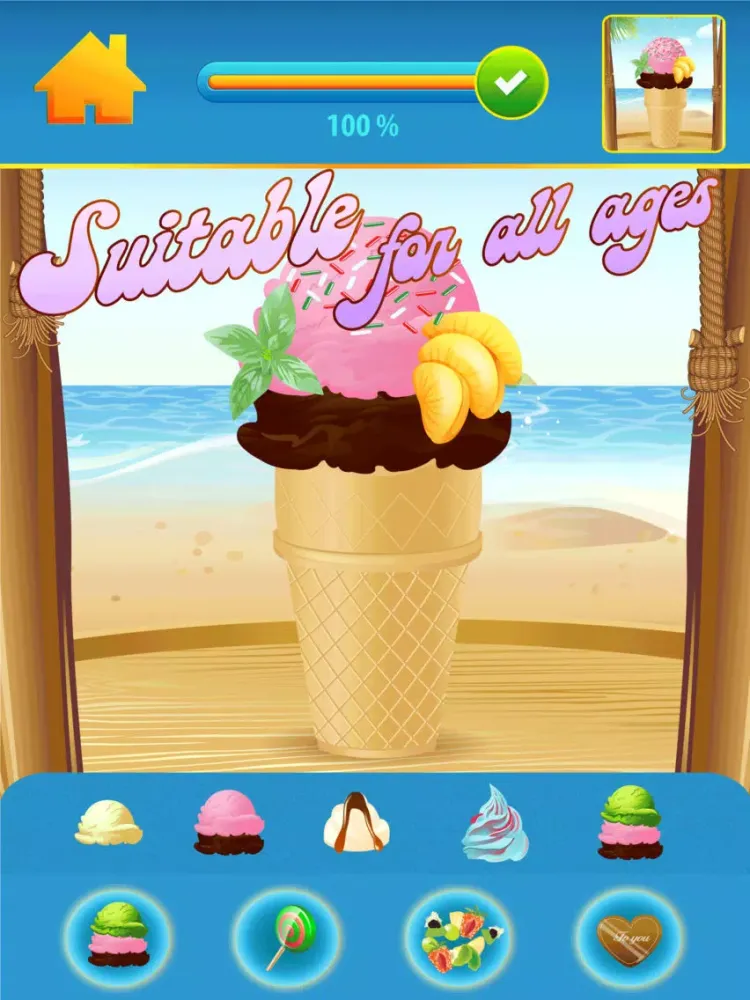 Captures d'écran de My Hello Little Heroes Draw and Copy Beach Game - Frozen Ice Cream Maker Puzzle - Free App iPad 