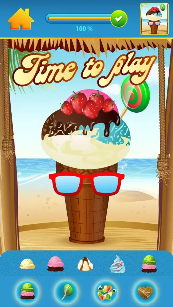 Captures d'écran de My Hello Little Heroes Draw and Copy Beach Game - Frozen Ice Cream Maker Puzzle - Free App