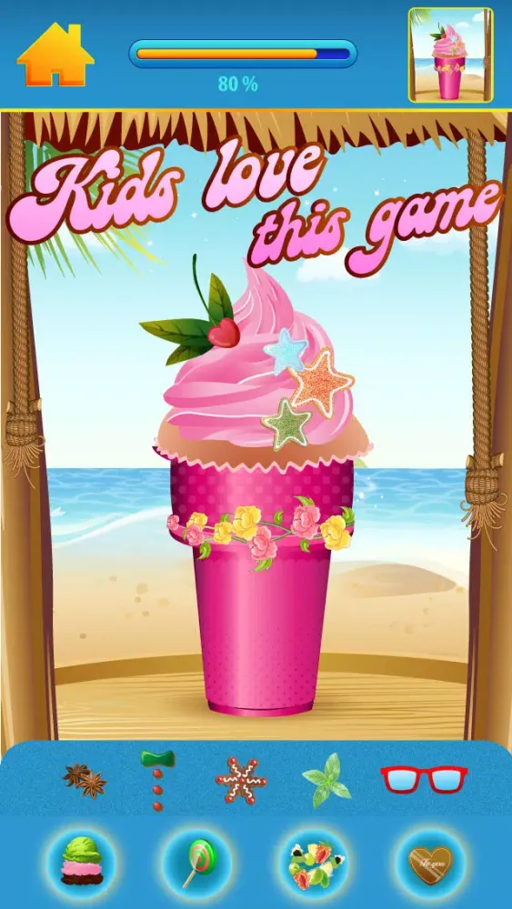 Captures d'écran de My Hello Little Heroes Draw and Copy Beach Game - Frozen Ice Cream Maker Puzzle - Free App