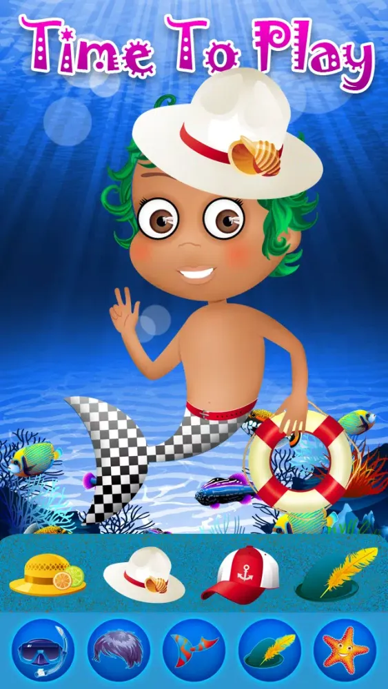 ภาพหน้าจอของ My Little Pop Princess Mermaid Fashion World Dress Up - The Sea Town Paradise Puzzle Game Edition