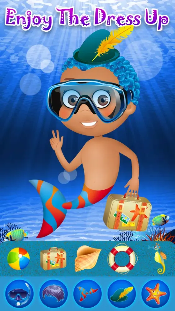 ภาพหน้าจอของ My Little Pop Princess Mermaid Fashion World Dress Up - The Sea Town Paradise Puzzle Game Edition