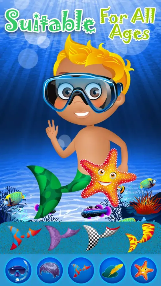 ภาพหน้าจอของ My Little Pop Princess Mermaid Fashion World Dress Up - The Sea Town Paradise Puzzle Game Edition