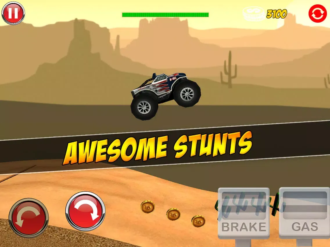 صور Ultimate 3D Extreme Monster Trucks Hill Climbing Game iPad 