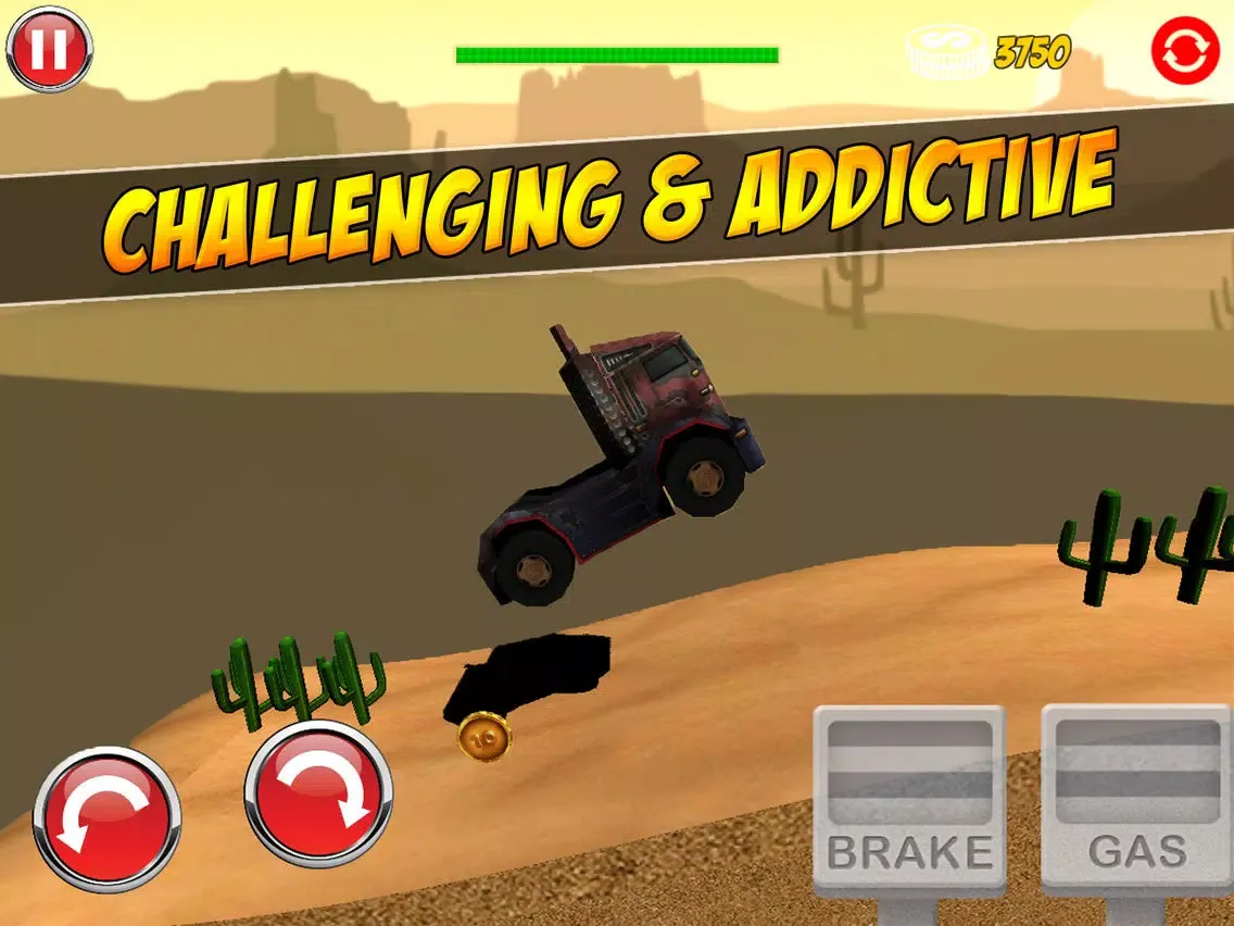 صور Ultimate 3D Extreme Monster Trucks Hill Climbing Game iPad 