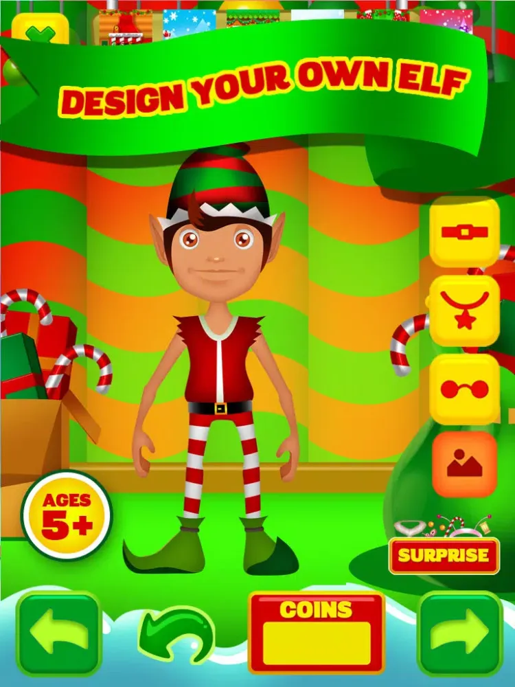 Name My Santas Amazing Little Helper North Pole Magic Builder Elf Design Game - Free App iPad  Ekran Görüntüleri