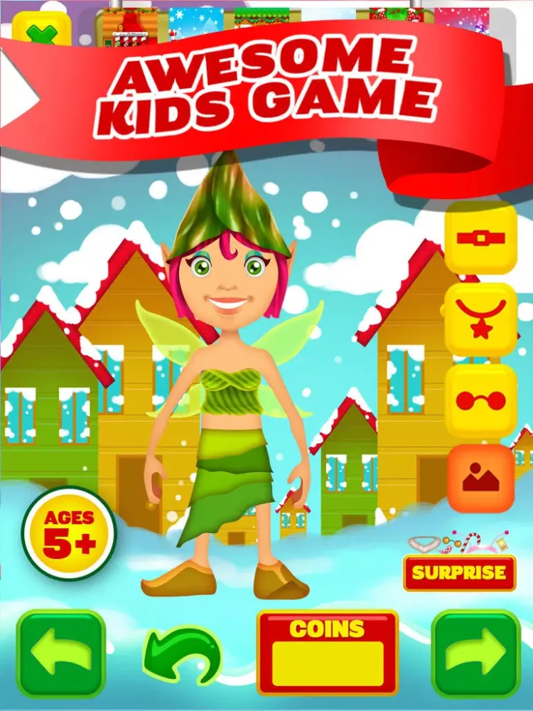 Name My Santas Amazing Little Helper North Pole Magic Builder Elf Design Game - Free App iPad  Ekran Görüntüleri