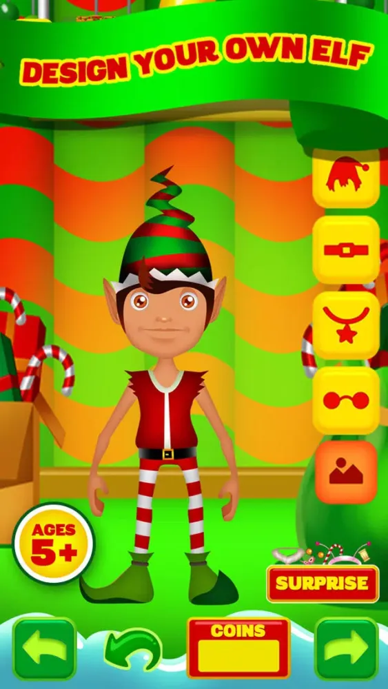 Name My Santas Amazing Little Helper North Pole Magic Builder Elf Design Game - Free App Ekran Görüntüleri
