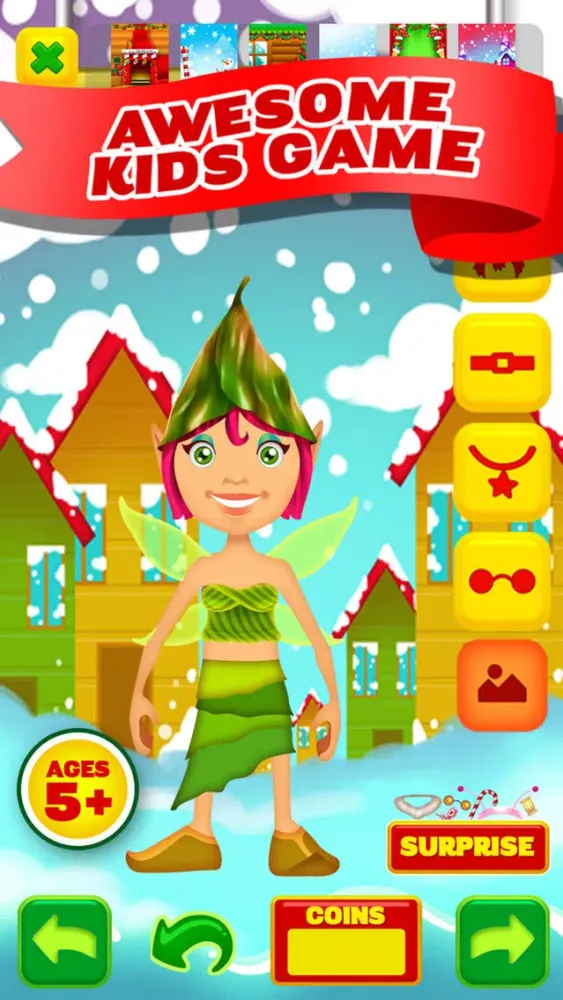 Name My Santas Amazing Little Helper North Pole Magic Builder Elf Design Game - Free App Ekran Görüntüleri