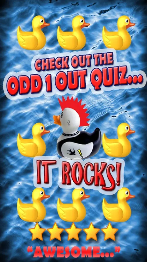 Odd 1 Out Quiz - Four Pics Edition スクリーンショット
