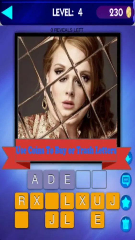 Zrzuty ekranu Guess The Music Idols & Legends Quiz - Ultimate Fun Star Tile Pics Game - Free App
