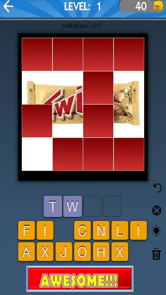 Capturas de tela do Sweets Quiz - Guess The Candy Reveal Edition