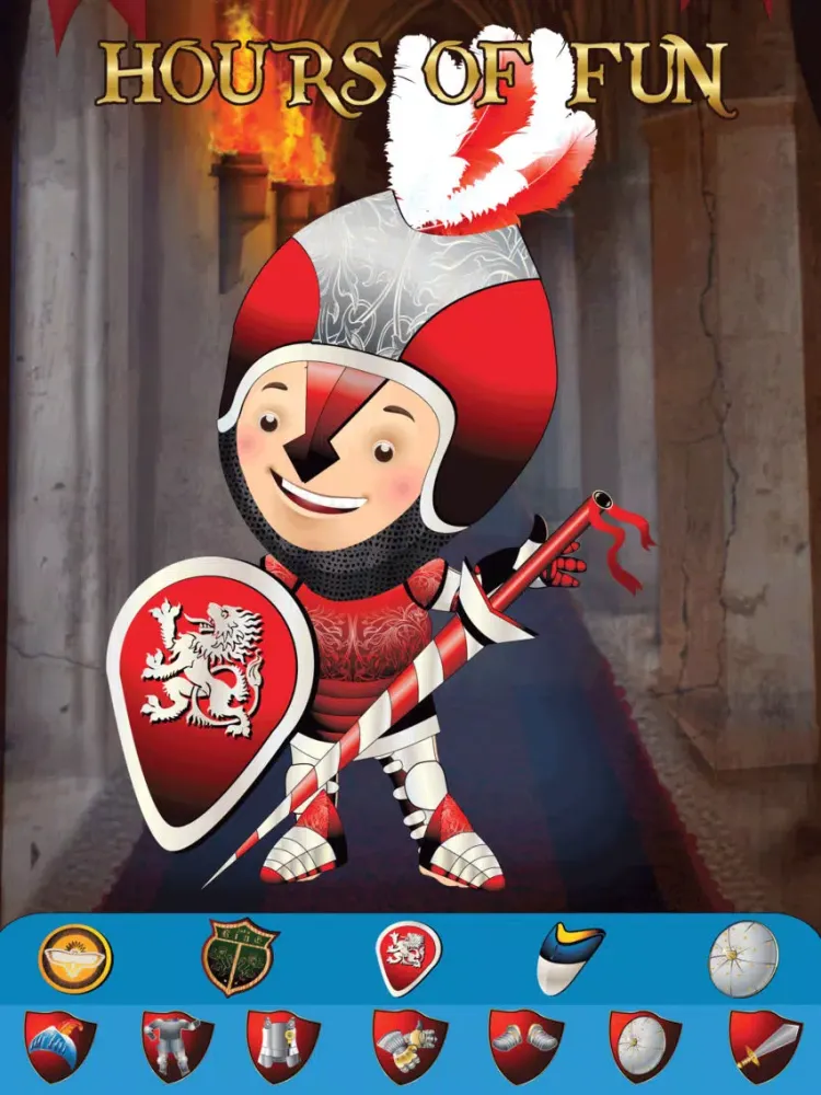 Zrzuty ekranu My Brave Knight Dress Up Game - The Virtual World Of Heroes Club Playtime Edition - Free App iPad 