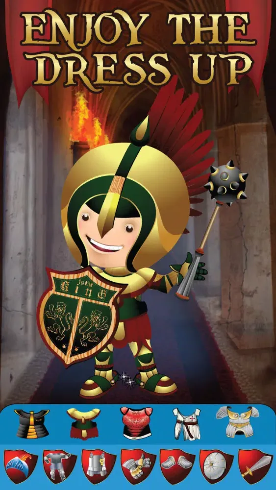 Zrzuty ekranu My Brave Knight Dress Up Game - The Virtual World Of Heroes Club Playtime Edition - Free App