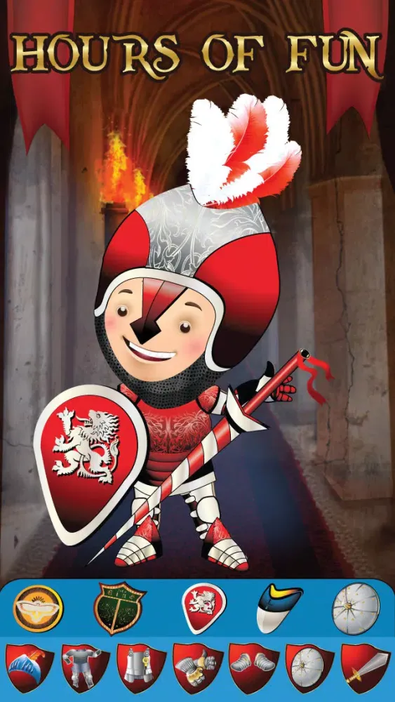 Zrzuty ekranu My Brave Knight Dress Up Game - The Virtual World Of Heroes Club Playtime Edition - Free App