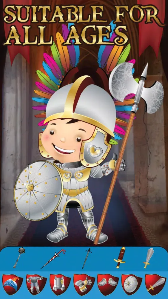 Zrzuty ekranu My Brave Knight Dress Up Game - The Virtual World Of Heroes Club Playtime Edition - Free App