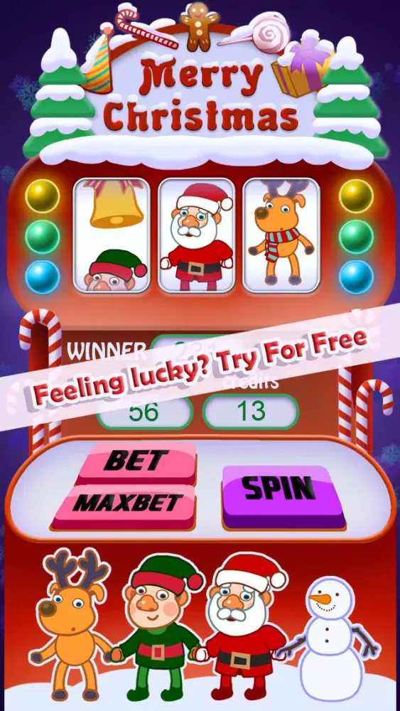 A Christmas / Xmas Holiday Casino Slot Game應用截圖