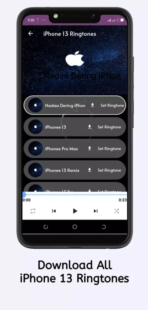 Ảnh chụp màn hình của iPhonee Ringtone Original 2023