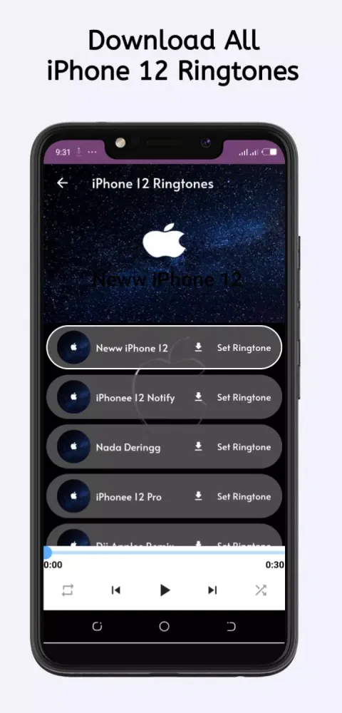 Ảnh chụp màn hình của iPhonee Ringtone Original 2023