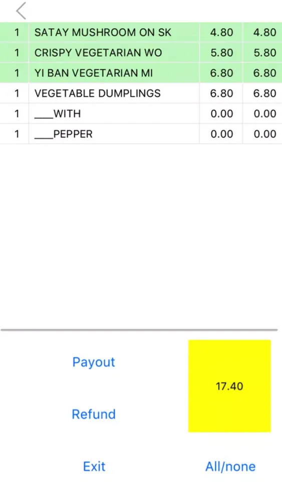 EMDI - POS Restaurant ordering Screenshots