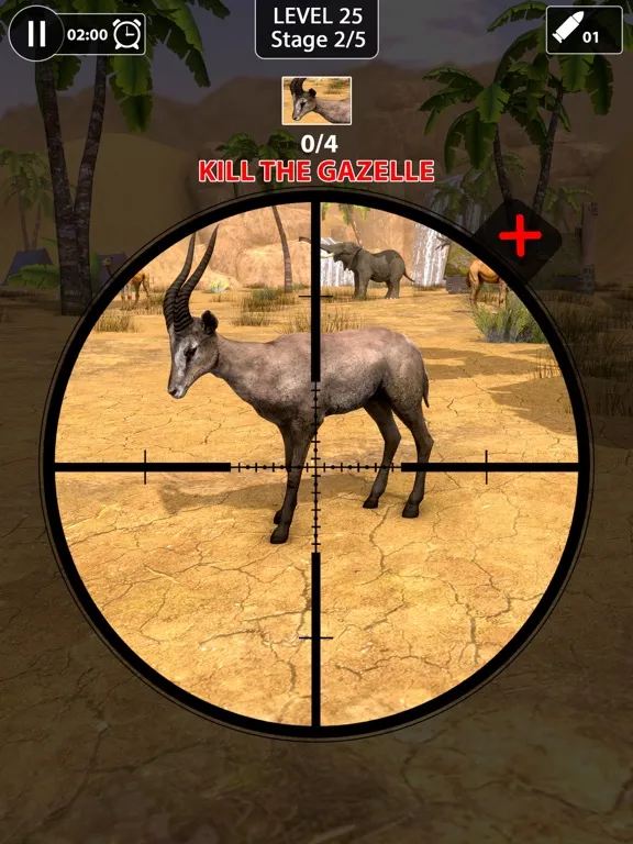 Tangkapan layar Animal Shooting: Jungle Hunter iPad 