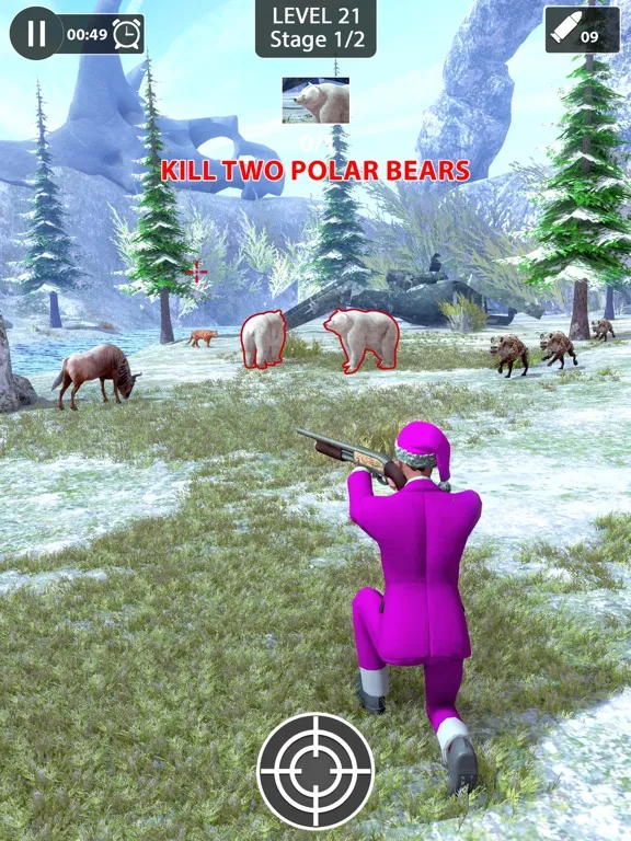 Tangkapan layar Animal Shooting: Jungle Hunter iPad 