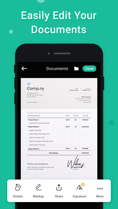 Tangkapan layar Doc Scanner - PDF Scan & OCR