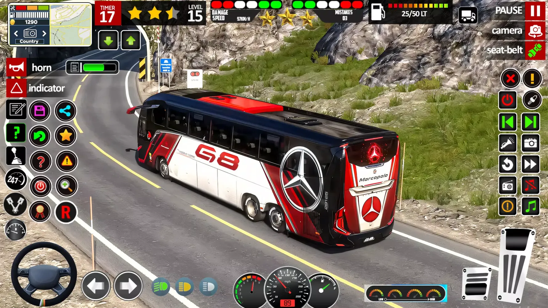 Tangkapan layar Bus Simulator: Bus Game 2025