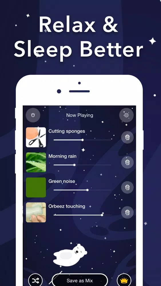 Sleeping sounds Relax & Sleep应用截图
