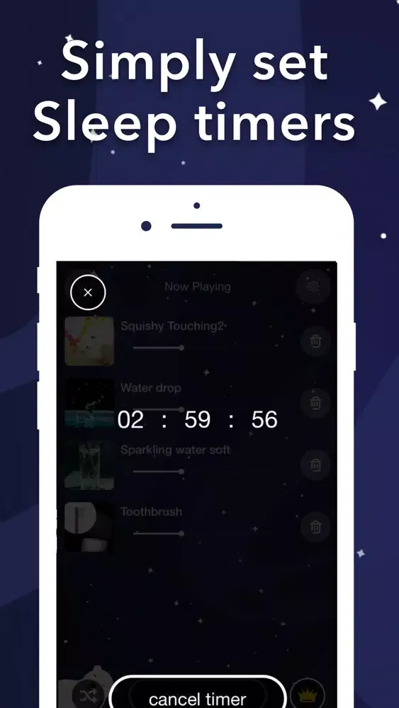 Sleeping sounds Relax & Sleep Screenshots