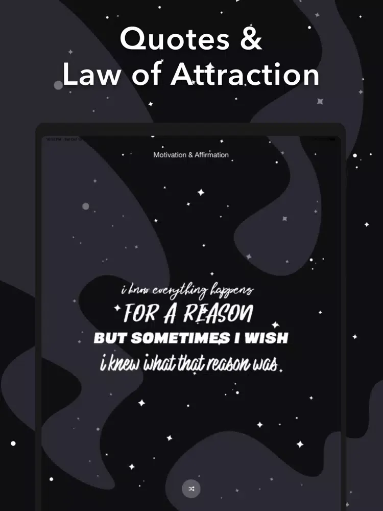 Capturas de tela do Subliminal Affirmations iPad 