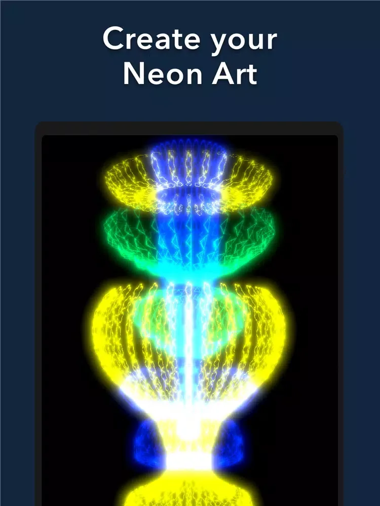 3D Neon light games Joy Doodle iPad  Ekran Görüntüleri