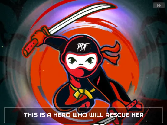 Ninja Jumper - Recuse Princess iPad 應用截圖