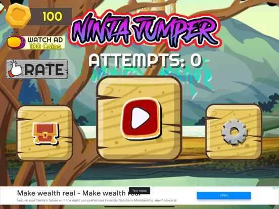 Ninja Jumper - Recuse Princess iPad 應用截圖