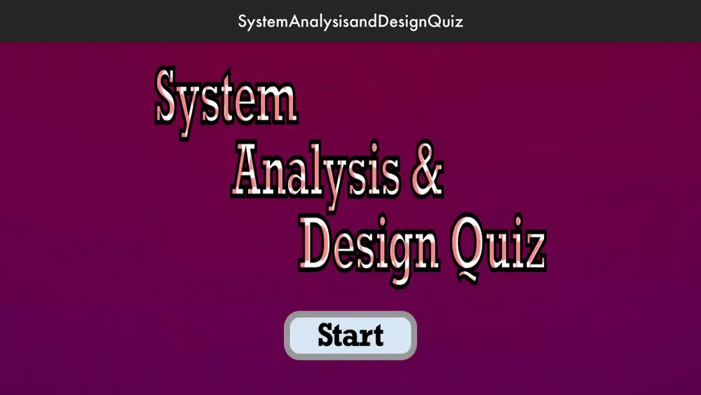 Tangkapan layar System Analysis and Design IQ