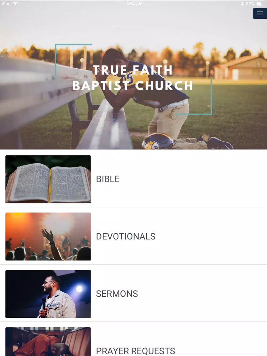 TRUE FAITH BAPTIST CHURCH iPad  स्क्रीनशॉट